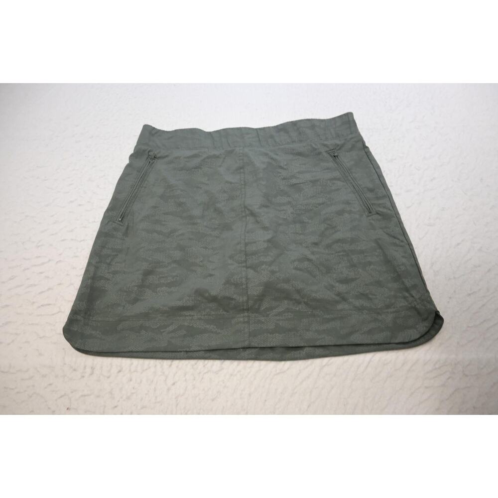 Orvis Camo Fishing Adventure Skort Skirt Athletic Stretch Lined Womens Sz Large
